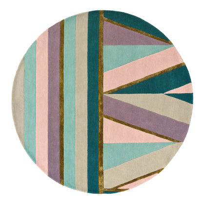 Laagpolig vloerkleed Ted Baker Sahara Pink Rond 056102