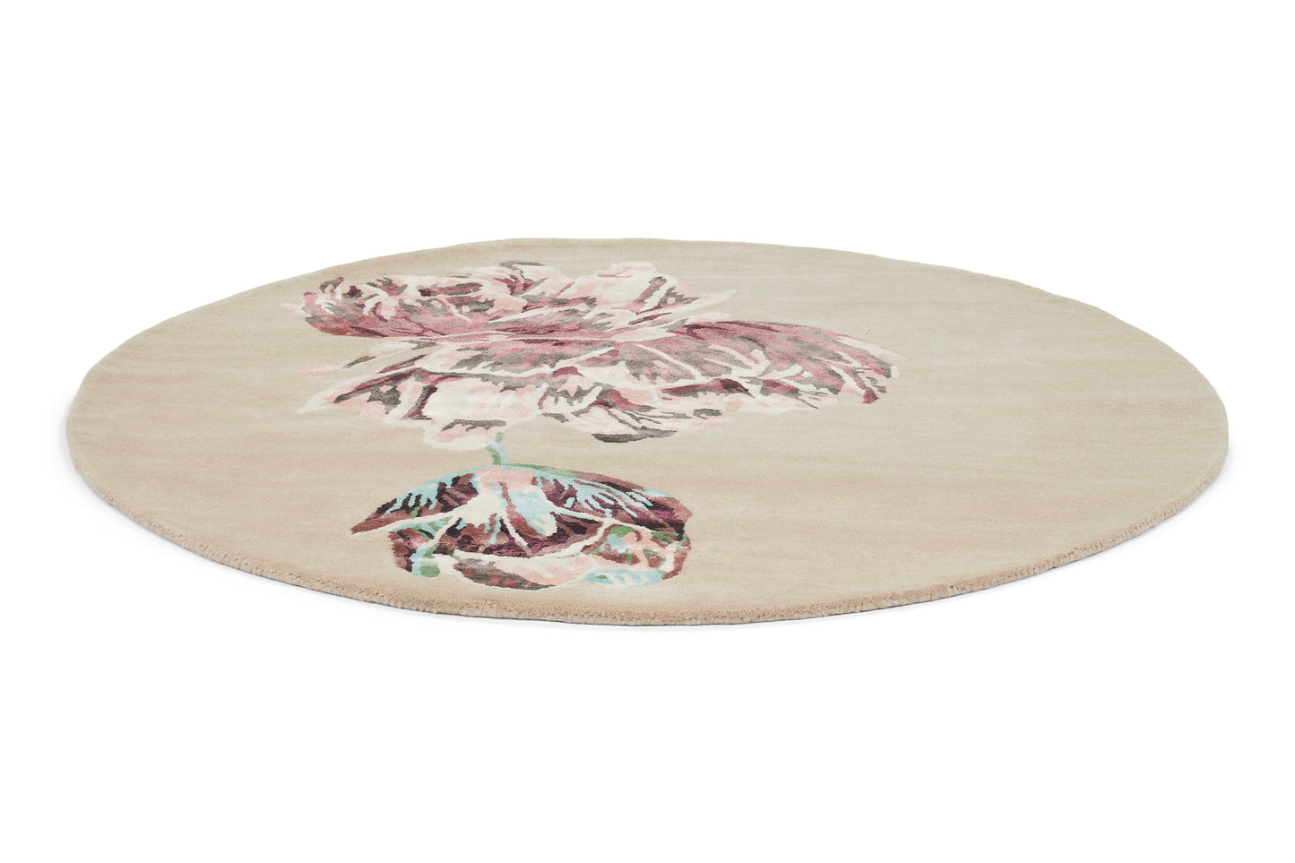 Laagpolig vloerkleed Ted Baker Tranquility Beige Rond 56001