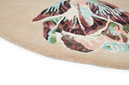Laagpolig vloerkleed Ted Baker Tranquility Beige Rond 56001