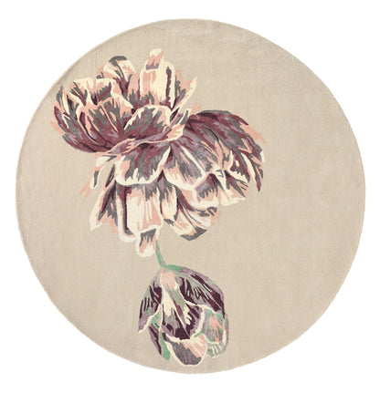 Laagpolig vloerkleed Ted Baker Tranquility Beige Rond 56001