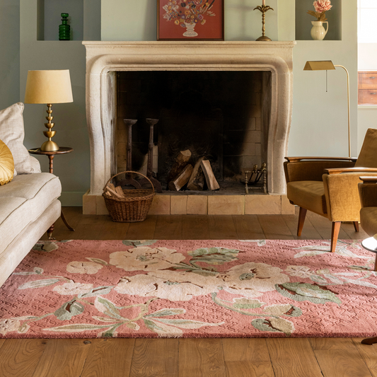 Luxueus en Sfeervol Vloerkleed van Laura Ashley | Aylworth trail Terracotta