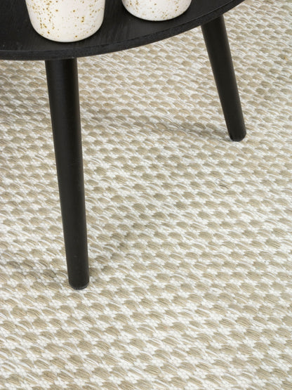 Vloerkleed MOMO Rugs Vaasa Camel White Rond