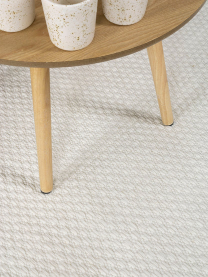 Vloerkleed MOMO Rugs Vaasa White Rond