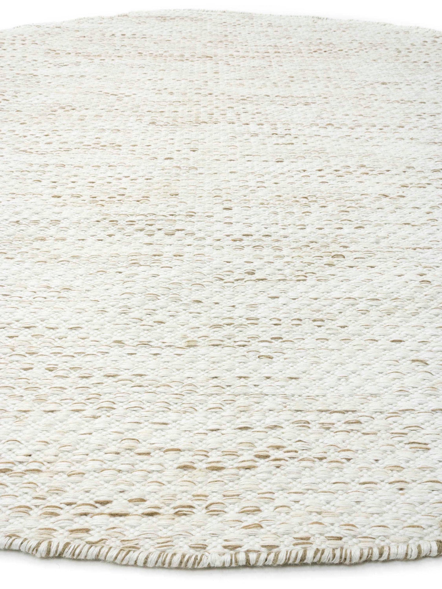 Vloerkleed MOMO Rugs Vaasa White Natural Rond