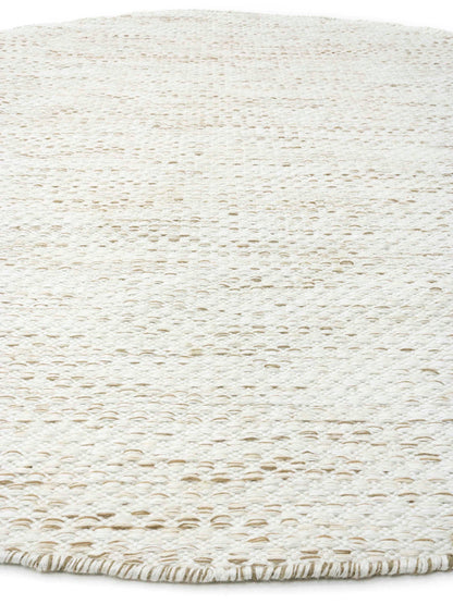 Vloerkleed MOMO Rugs Vaasa White Natural Rond