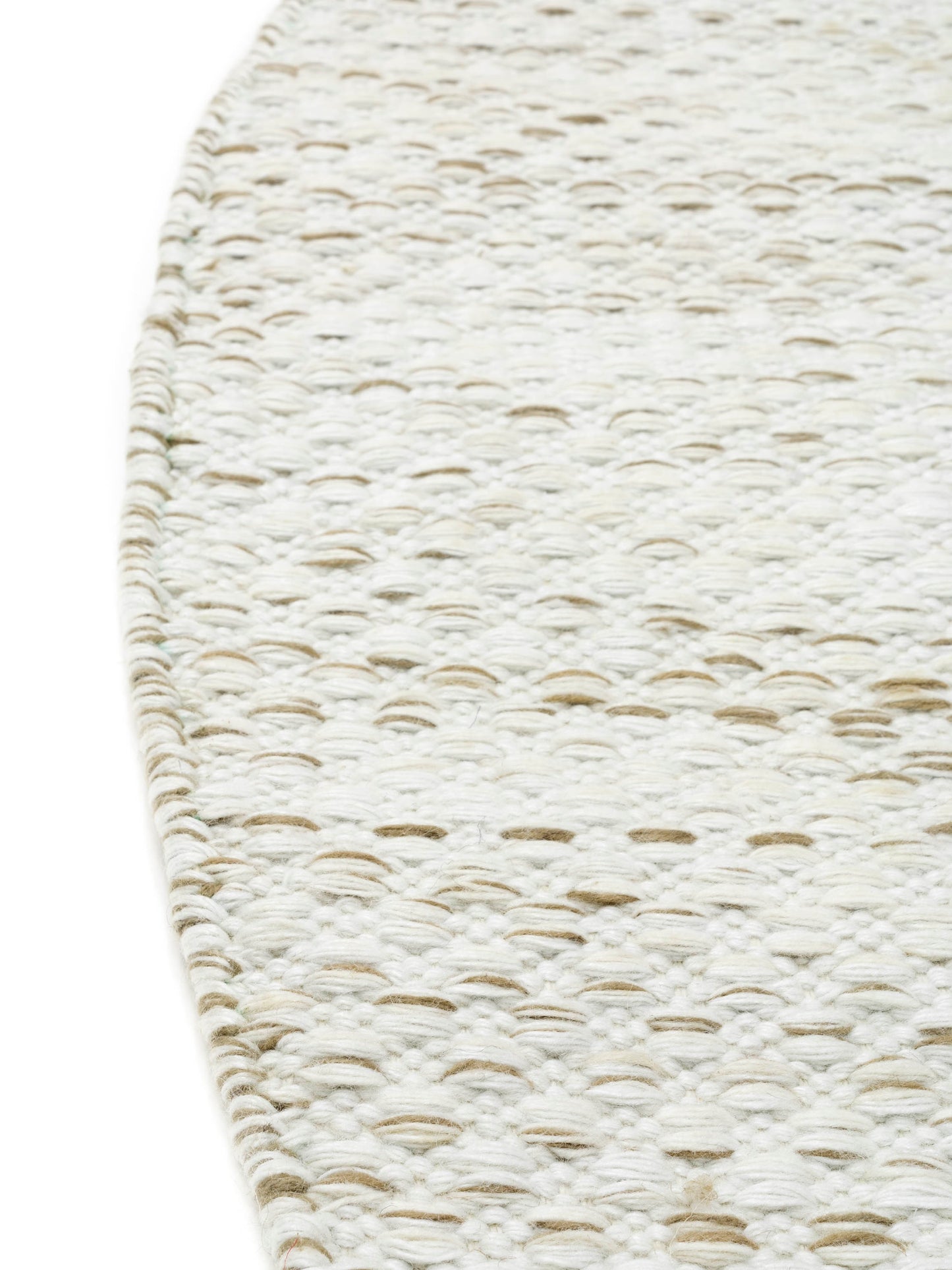 Vloerkleed MOMO Rugs Vaasa White Natural Rond