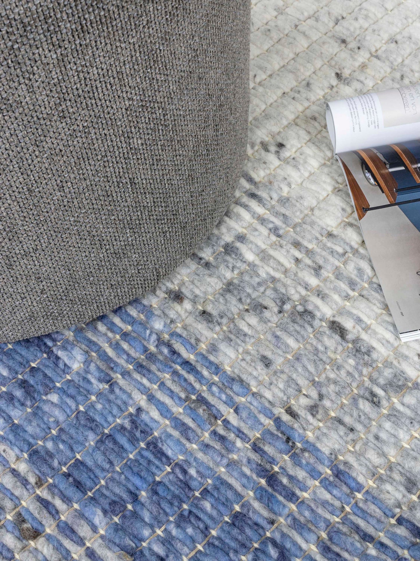 Vloerkleed MOMO Rugs Natural Weaves Varenna Blue