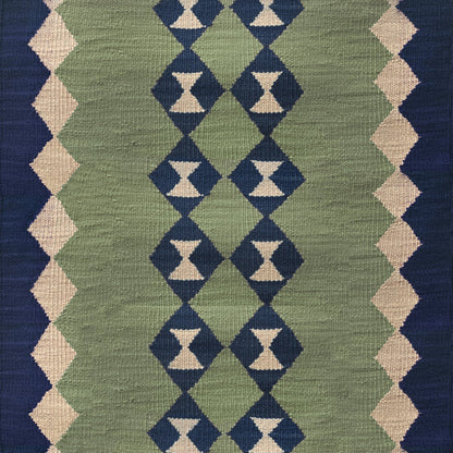 Traploper Sophie Cooney Amulet Wool Via Duo Moss Green