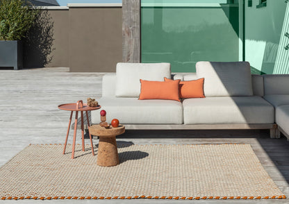 Vloerkleed Brink en Campman Lace Tri-colore White/San/Ma outdoor 496901 Vloerkledenwinkel