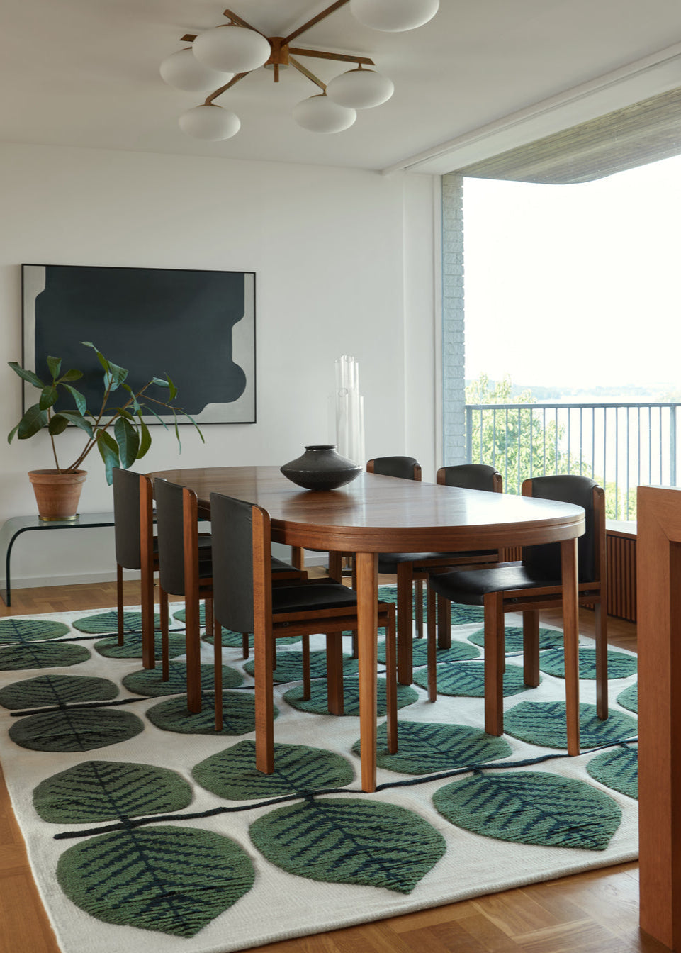 Vloerkleed Layered Stig Lindberg Bersa Rug Birch Green Vloerkledenwinkel
