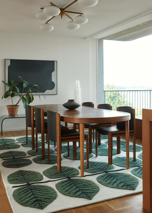 Vloerkleed Layered Stig Lindberg Bersa Rug Birch Green Vloerkledenwinkel