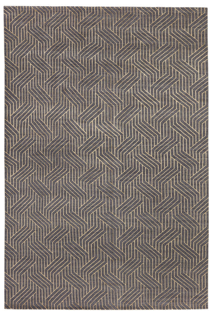 Vloerkleed MOMO Rugs Companion Charcoal Gold Vloerkledenwinkel