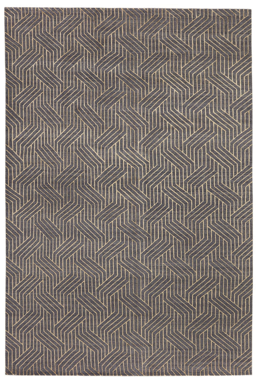 Vloerkleed MOMO Rugs Companion Charcoal Gold Vloerkledenwinkel
