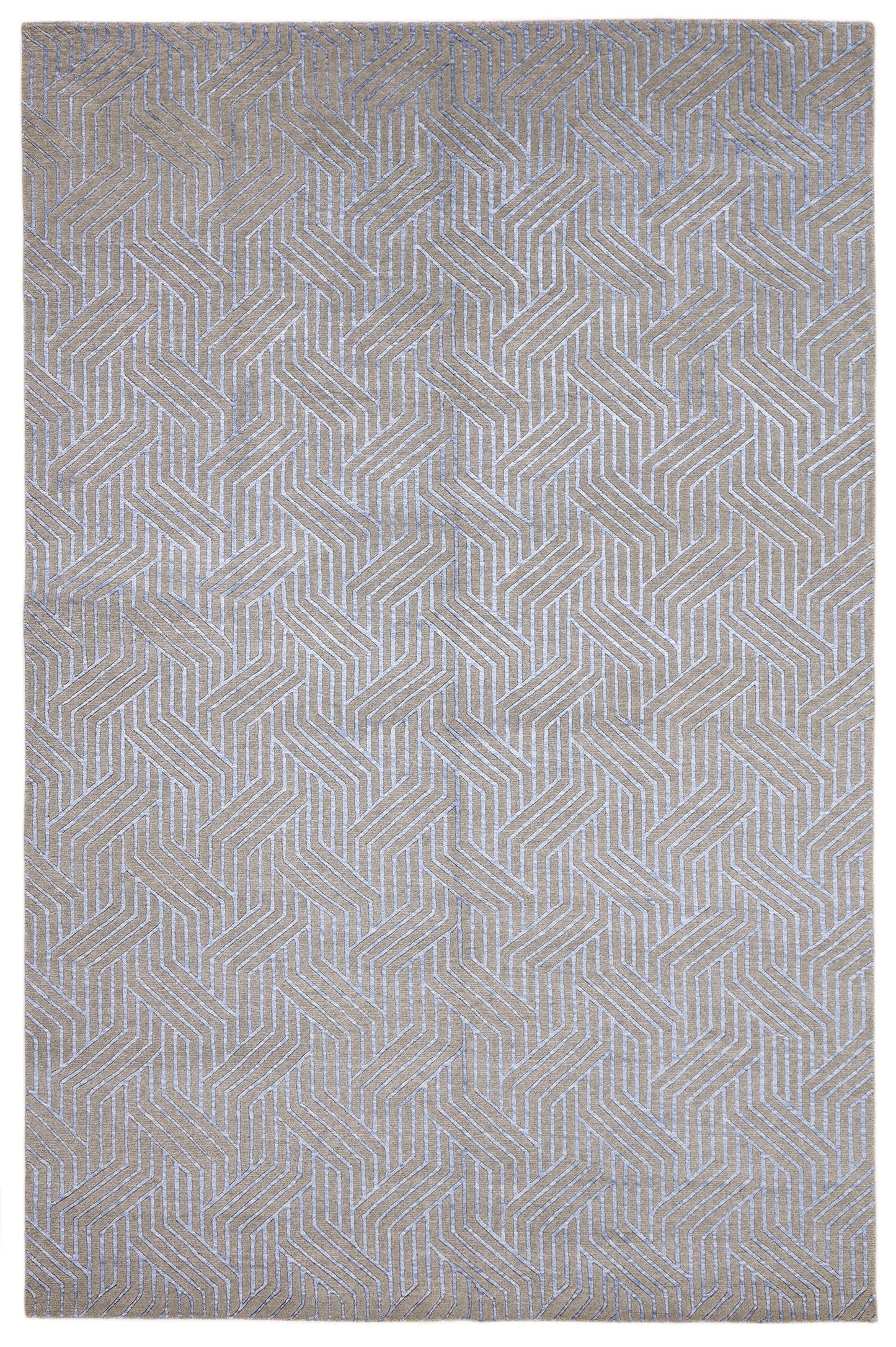 Vloerkleed MOMO Rugs Companion Grey Light Blue Vloerkledenwinkel