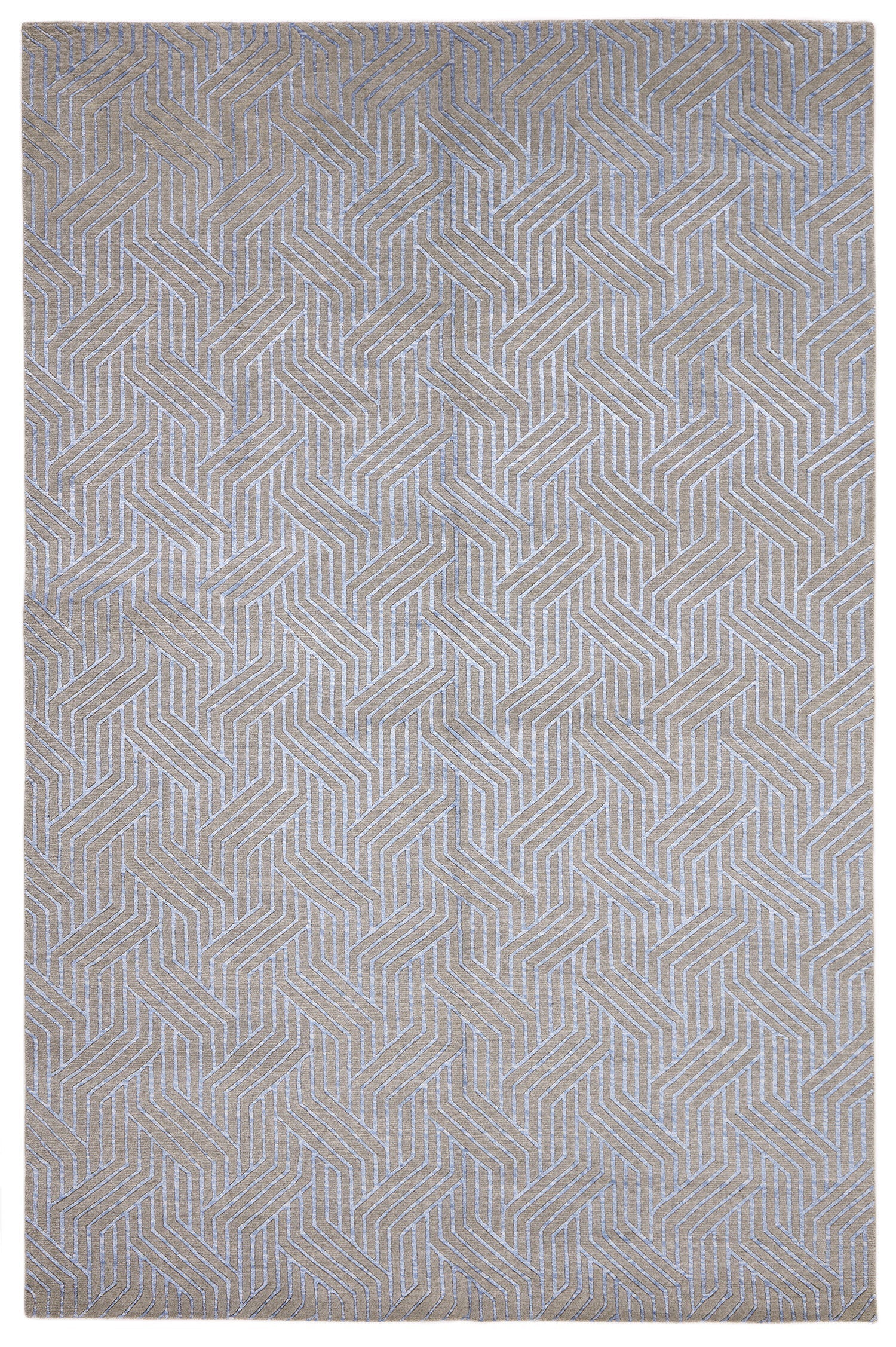 Vloerkleed MOMO Rugs Companion Grey Light Blue Vloerkledenwinkel