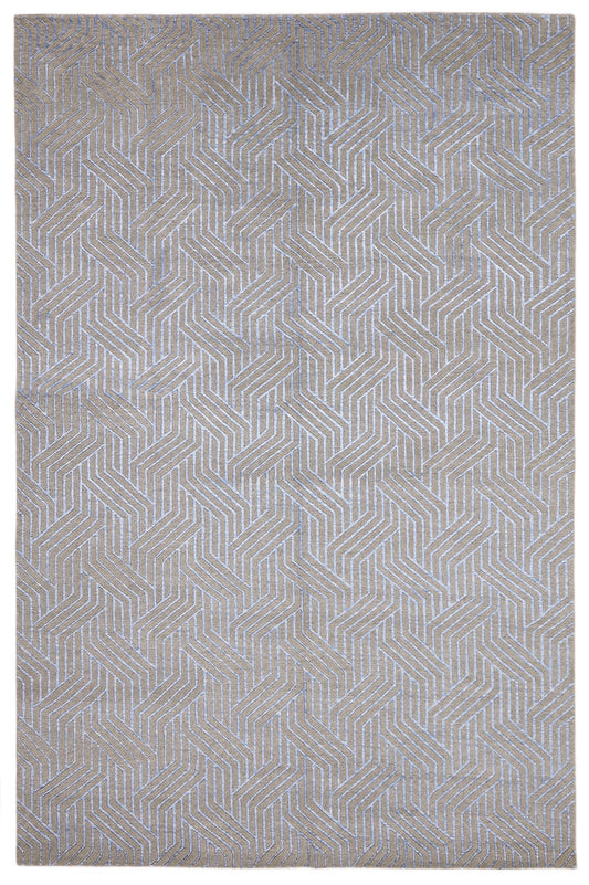 Vloerkleed MOMO Rugs Companion Grey Light Blue Vloerkledenwinkel