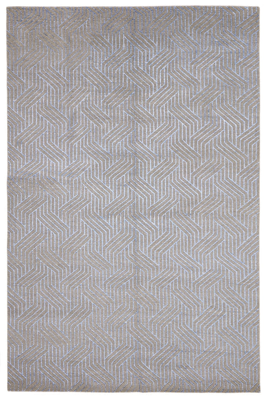 Vloerkleed MOMO Rugs Companion Grey Light Blue Vloerkledenwinkel