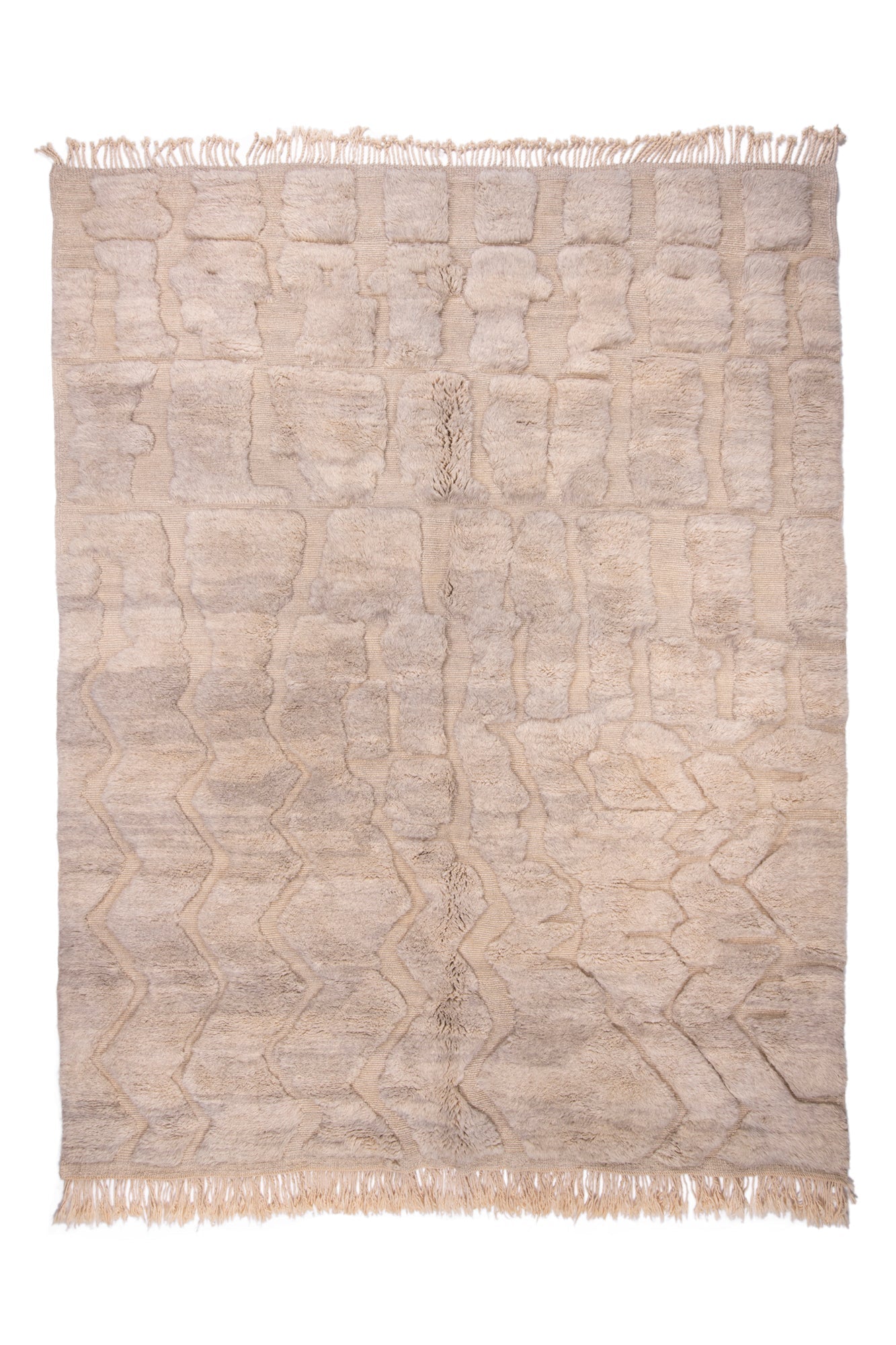 Vloerkleed MOMO Rugs Design Berber Mrirt Blocks MEB-003 Vloerkledenwinkel