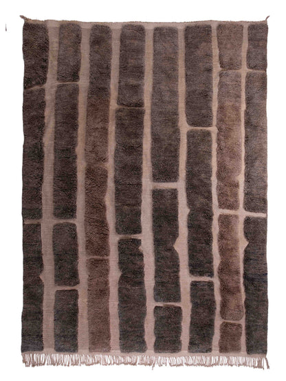 Vloerkleed MOMO Rugs Design Berber Mrirt Blocks MEB-004 Vloerkledenwinkel