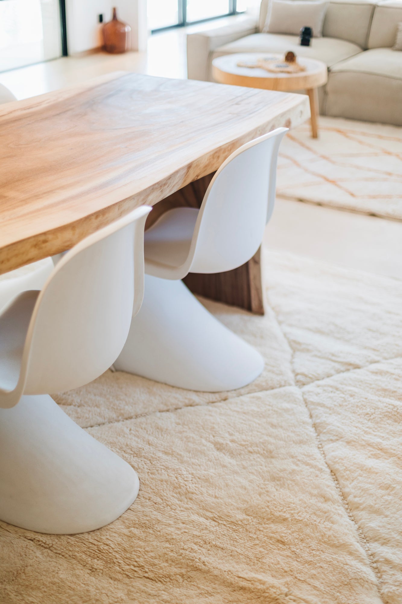 Vloerkleed MOMO Rugs Design Berber Mrirt Inlaid Lines MEL-004 Vloerkledenwinkel