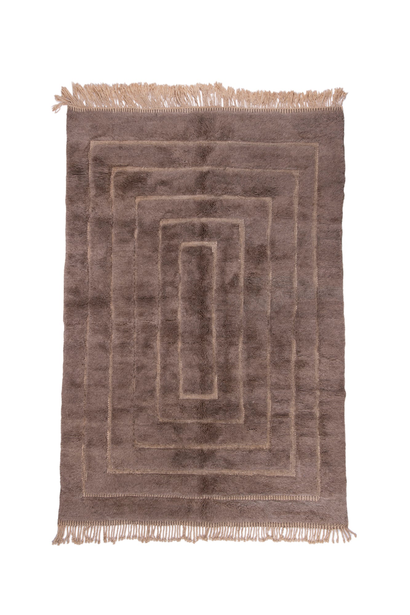 Vloerkleed MOMO Rugs Design Berber Mrirt Inlaid Lines Mel 009 Vloerkledenwinkel