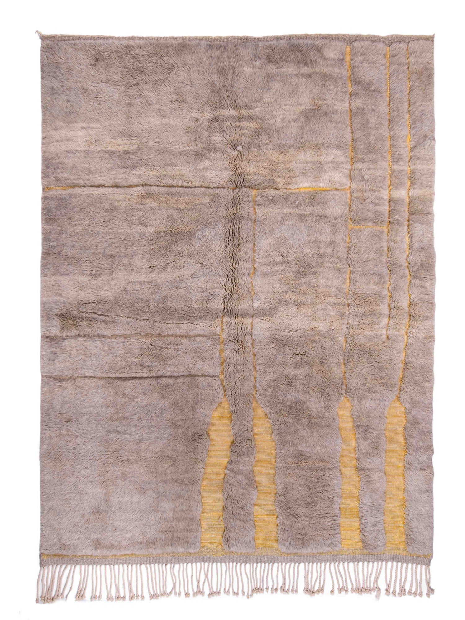 Vloerkleed MOMO Rugs Design Berber Mrirt Inlaid Lines Mel 016 Vloerkledenwinkel