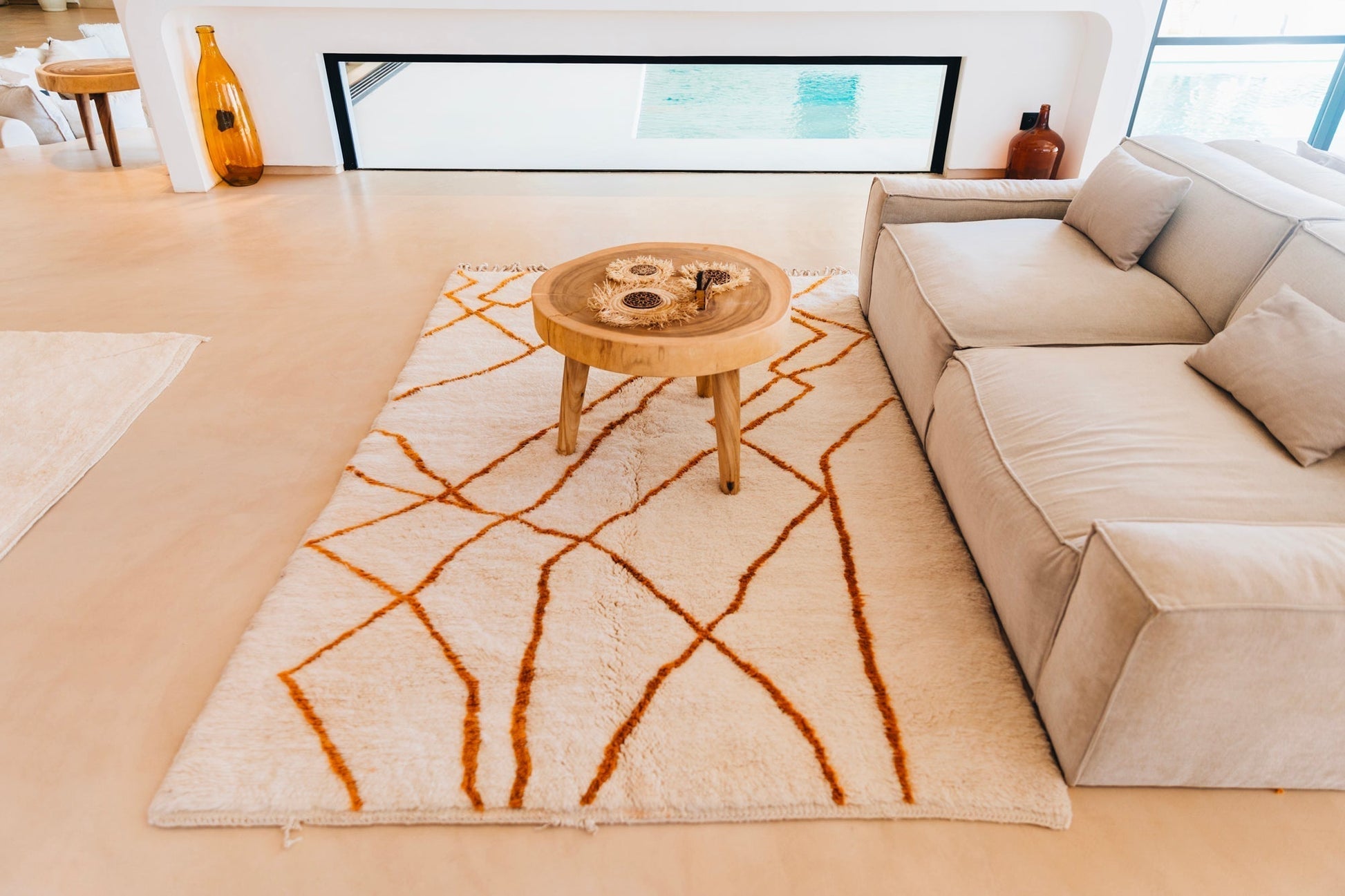 Vloerkleed MOMO Rugs Design Berber Mrirt With Patterns MR-010 Vloerkledenwinkel
