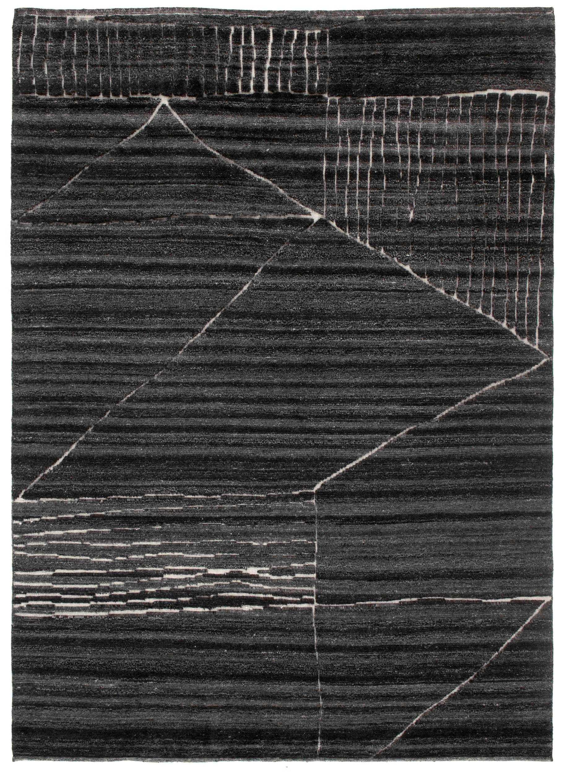 Vloerkleed MOMO Rugs Landscape Fields Charcoal 1031 Vloerkledenwinkel