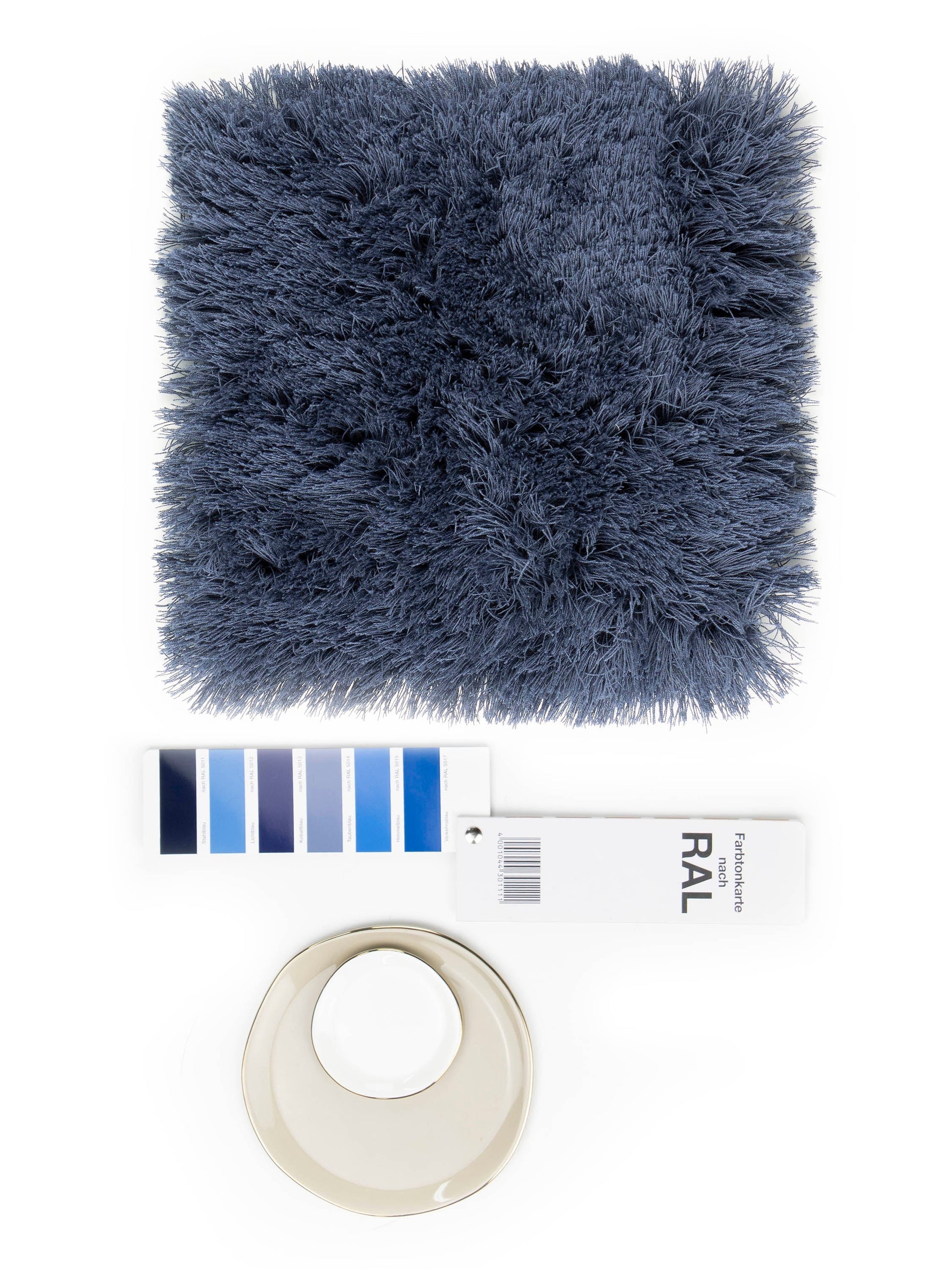 Vloerkleed MOMO Rugs Naturais Bright H/L Navy Blue Vloerkledenwinkel