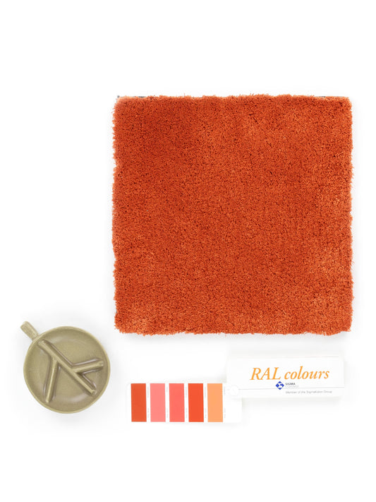 Vloerkleed MOMO Rugs Naturais Flax Coral Red Vloerkledenwinkel