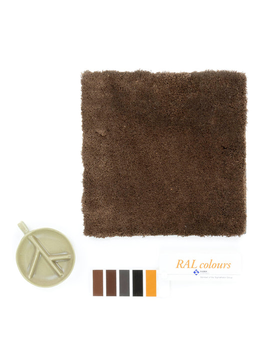 Vloerkleed MOMO Rugs Naturais Flax Dark Chocolat Vloerkledenwinkel