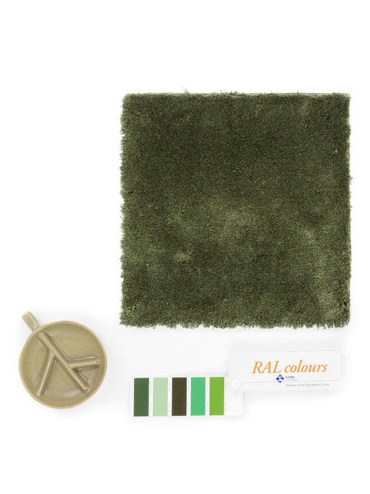 Vloerkleed MOMO Rugs Naturais Flax Forest Green Vloerkledenwinkel