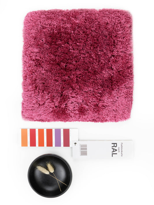 Vloerkleed MOMO Rugs Naturais Smooth Cherry Red Vloerkledenwinkel