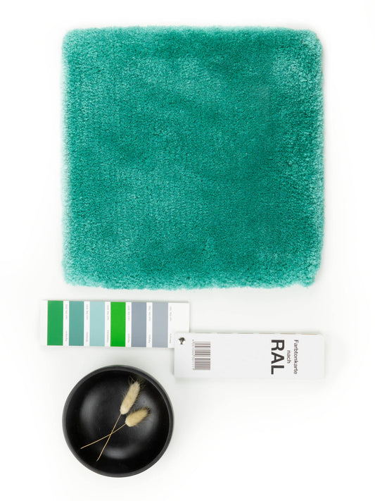 Vloerkleed MOMO Rugs Naturais Smooth Dark Cyan Vloerkledenwinkel