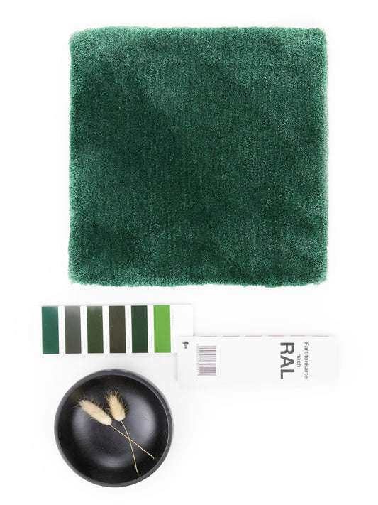 Vloerkleed MOMO Rugs Naturais Smooth Forest Green Vloerkledenwinkel