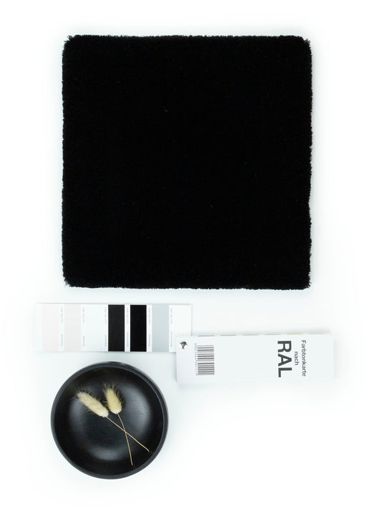 Vloerkleed MOMO Rugs Naturais Smooth Green Black Vloerkledenwinkel