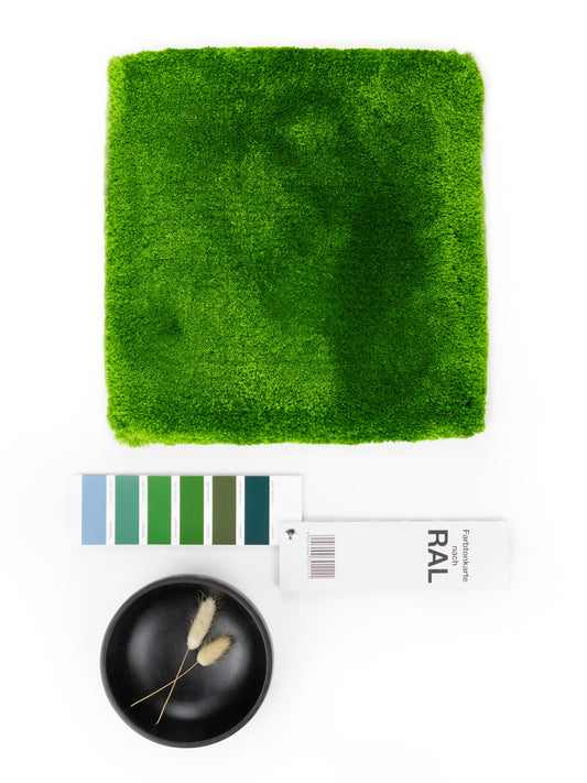 Vloerkleed MOMO Rugs Naturais Smooth Pine Green Vloerkledenwinkel