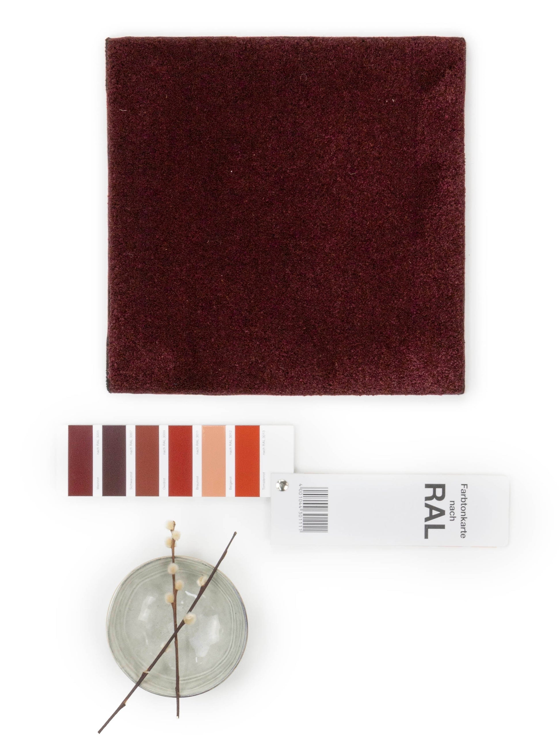 Vloerkleed MOMO Rugs Naturais Sustain Wine Red Vloerkledenwinkel