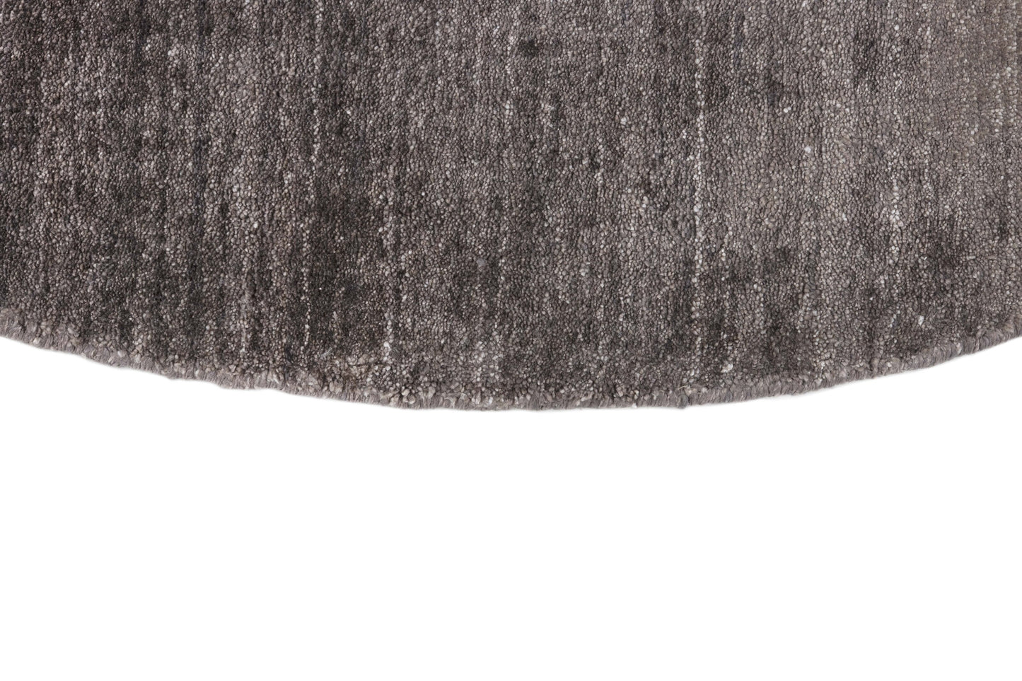 Vloerkleed MOMO Rugs Plain Dust Round Robusto Dark Brown Vloerkledenwinkel