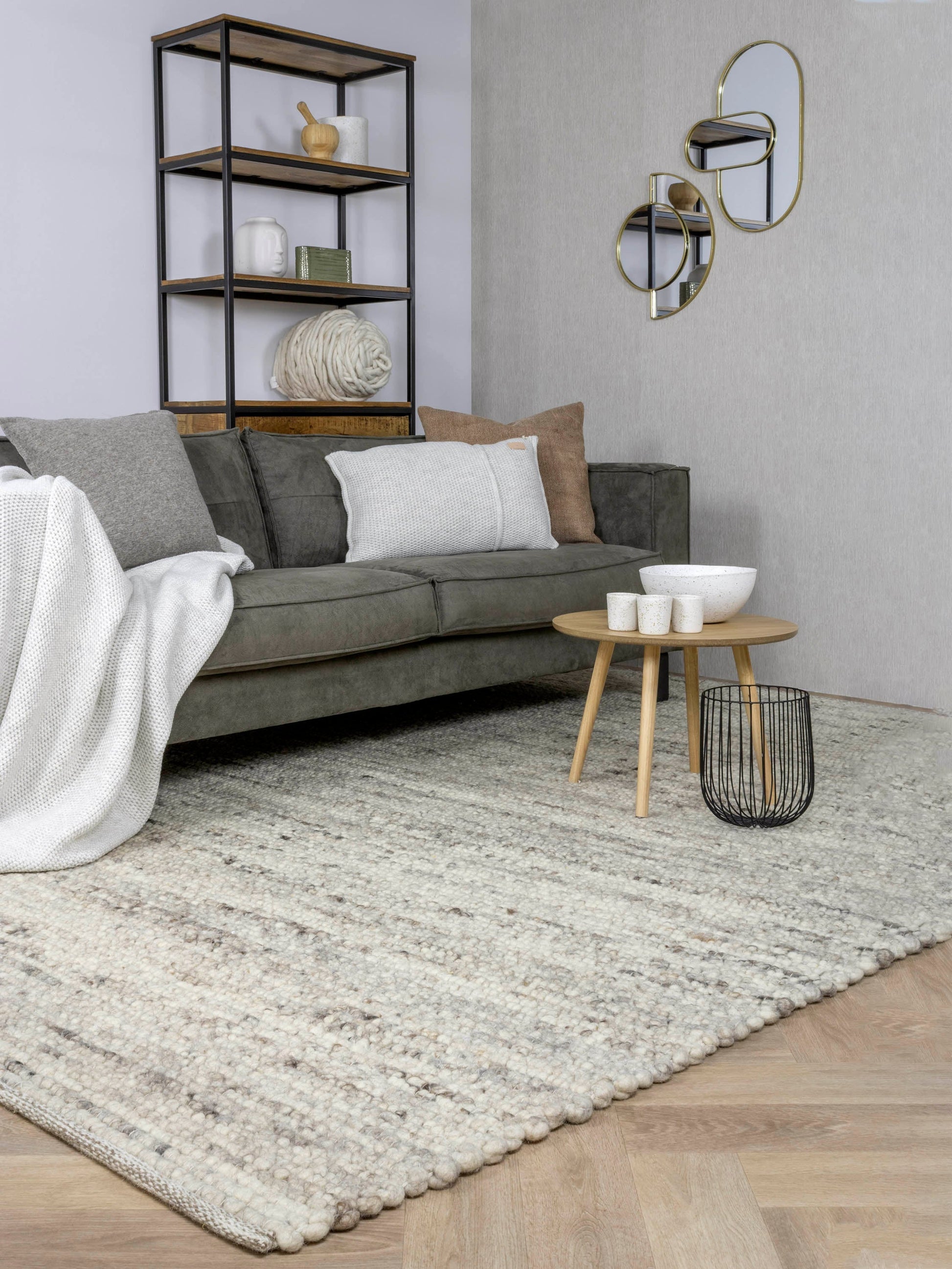 Vloerkleed MOMO Rugs Stone Brown Vloerkledenwinkel