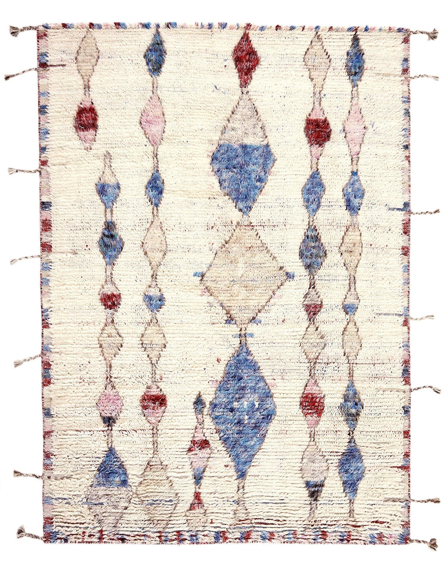 Vloerkleed MOMO Rugs Tribe Ivory Blue Vloerkledenwinkel