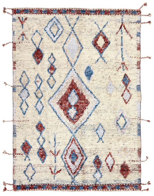 Vloerkleed MOMO Rugs Tribe Ivory Red Vloerkledenwinkel