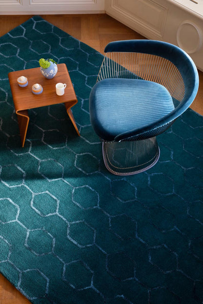 Vloerkleed Wedgewood Gio Teal 039107 Vloerkledenwinkel