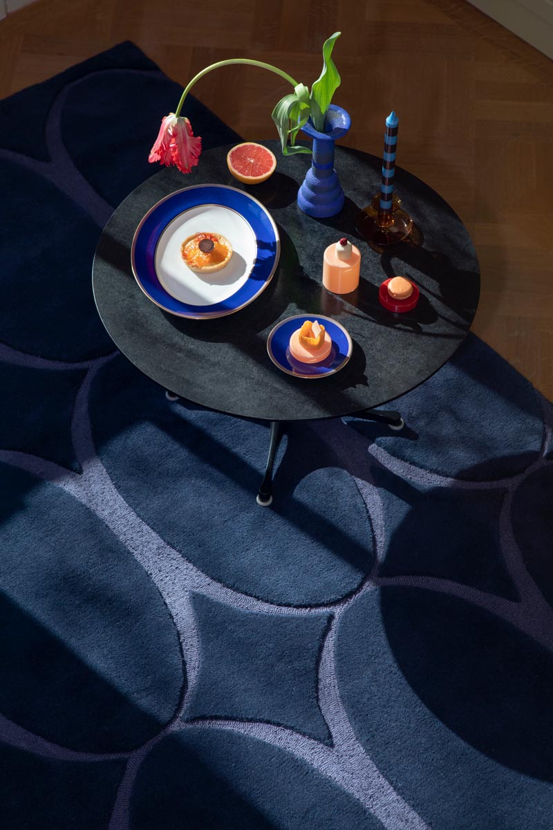 Vloerkleed Wedgewood Renaissance Blue 039008 Vloerkledenwinkel