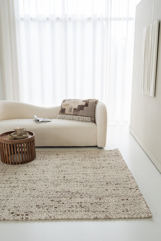 Vloerkleed MOMO Rugs | Warpweft Brown White