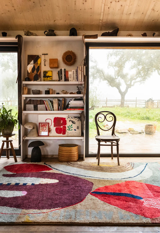 Vloerkleed Layered Heather Chontos Collage Wool Rug