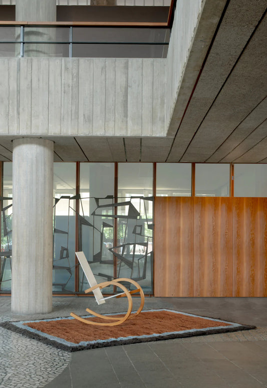 Vloerkleed Layered Shaggy Edge Amber