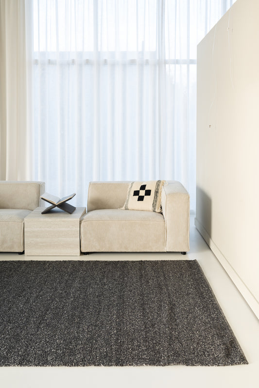 Vloerkleed MOMO Rugs | Fine Woven Calm Graphite