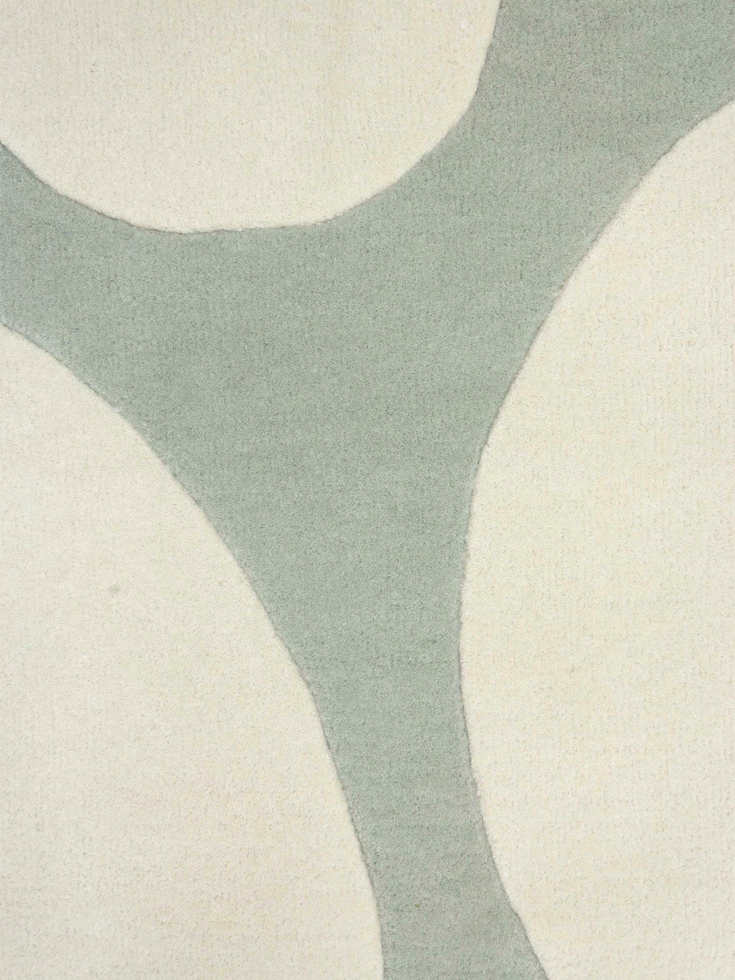 Vloerkleed Abstract en verfijnd Bubbles Eucalyptus