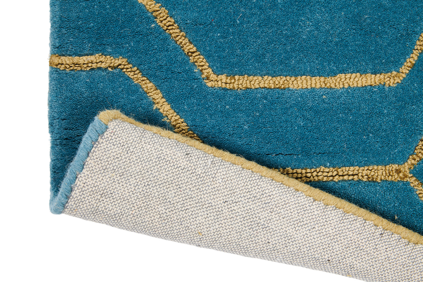 Laagpolig vloerkleed Wedgwood Arris Teal 37307
